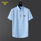 Prada Men's Short Sleeve Shirts 36